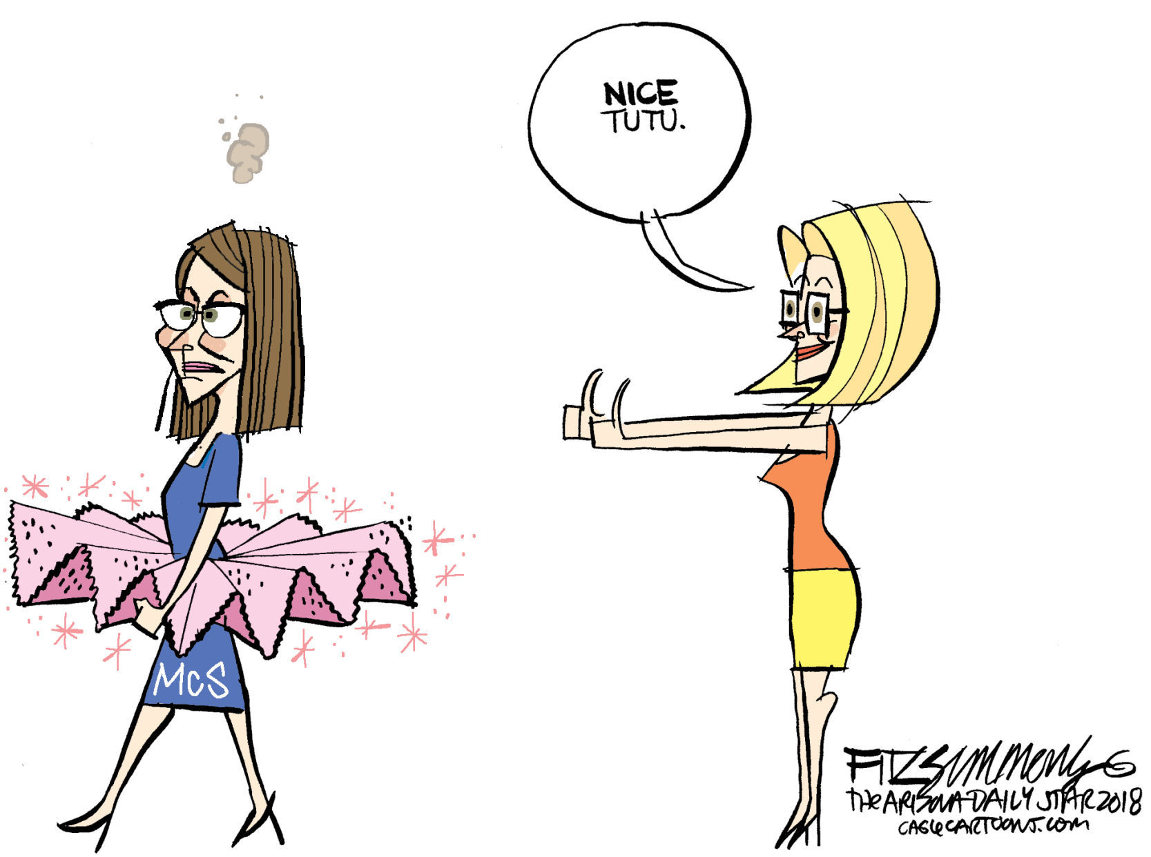 Daily Fitz Cartoon: Senator Sinema
